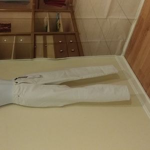 Women White Ankle Jeans